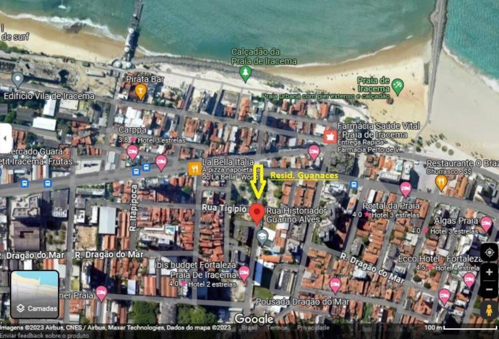 Apartamento Perto Da Beira Mar. ฟอร์ตาเลซา ภายนอก รูปภาพ